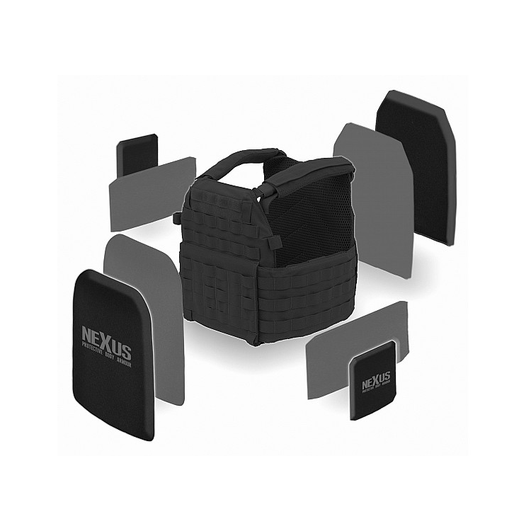Porte-plaque DCS Elite Ops sans pochettes, Warrior