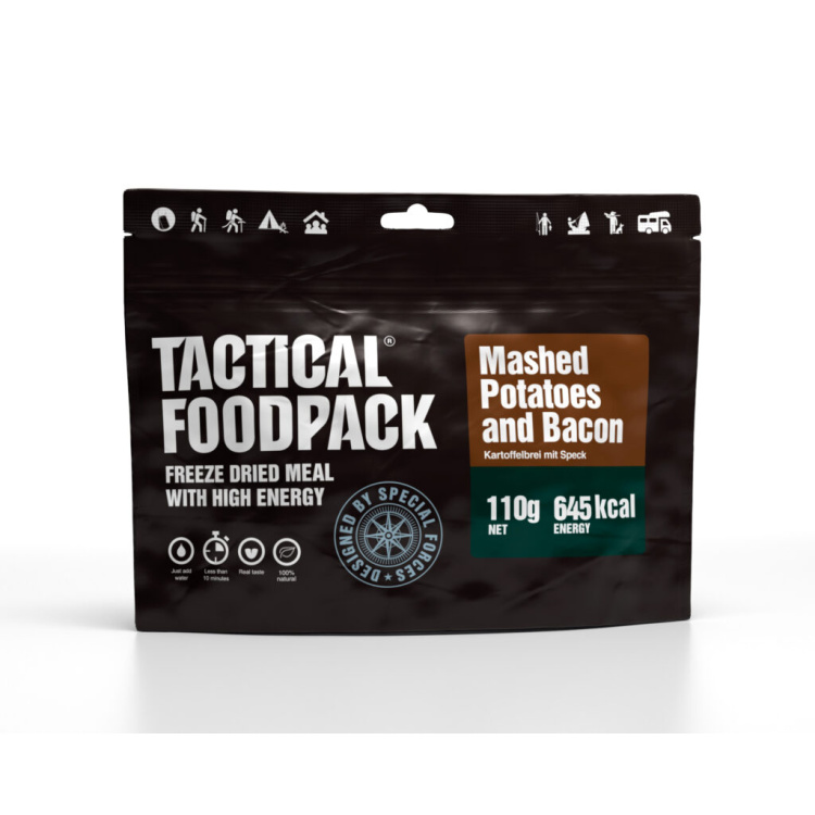 Nourriture déshydratée - purée de pommes de terre et bacon, Tactical Foodpack