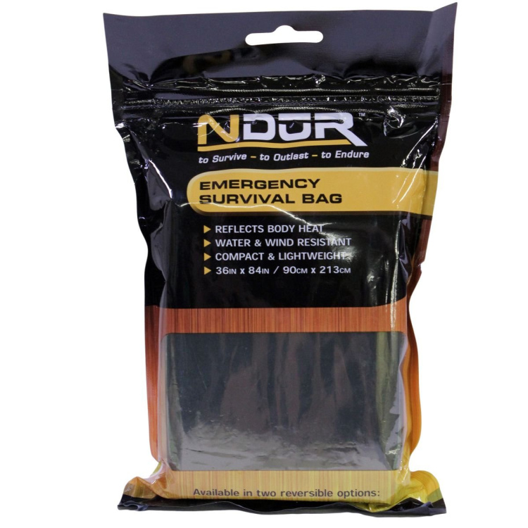 Sac thermique d'urgence ProForce, vert-argent