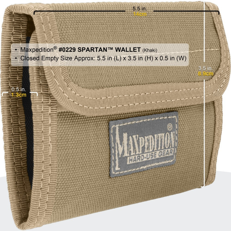 Portefeuille Spartan™, Maxpedition