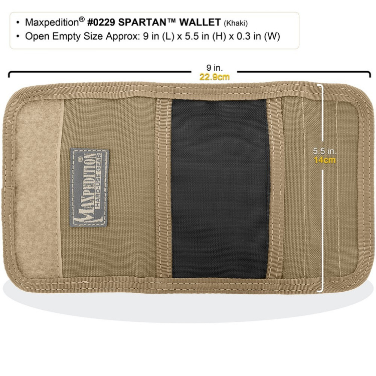 Portefeuille Spartan™, Maxpedition