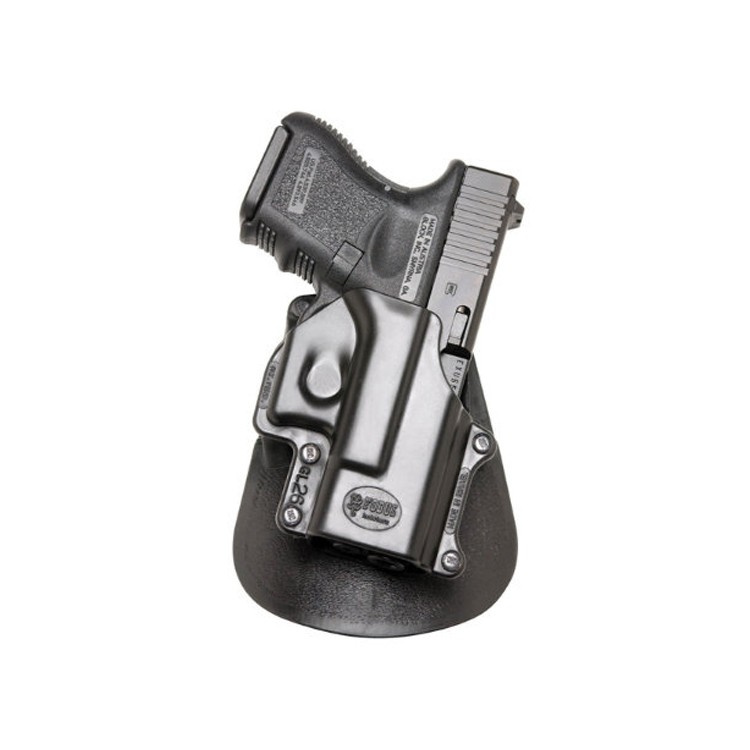 Holster pour pistolet Glock 26, avec attache à pince, côté droit, Fobus
